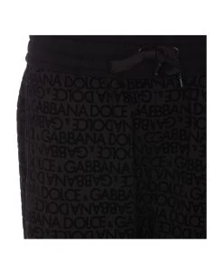 Dolce & Gabbana Dolce&gabbana Logo Flock Jogger Pants -Stylish Men-Dolce & Gabbana e00fe07bbe557f3cde304a5495926e8c
