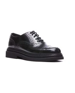Dolce & Gabbana Leather Francesina Lace Up Shoes -Stylish Men-Dolce & Gabbana e0a3107603331ea07d631e12833c8ade