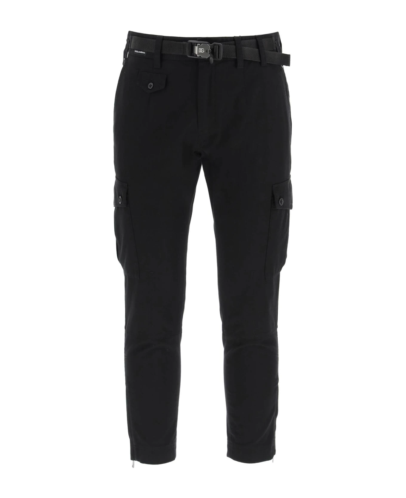 Dolce & Gabbana Cargo Trousers In Stretch Cotton 1 Dolce & Gabbana Cargo Trousers In Stretch Cotton