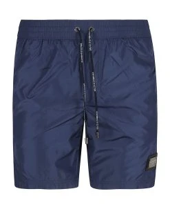 Dolce & Gabbana Drawstring Waist Logo Shorts