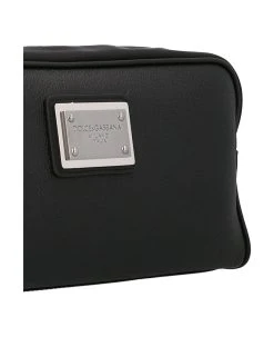 Dolce & Gabbana Logo-plaque Toiletry Bag -Stylish Men-Dolce & Gabbana e48f2474050af85389ffb358fac2f6e2