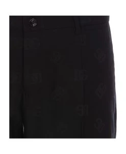 Dolce & Gabbana Dg Logo Jacquard Stretch Wool Pants 7 Dolce & Gabbana Dg Logo Jacquard Stretch Wool Pants -Stylish Men-Dolce & Gabbana e53d6ae3e4b8e2271dc954ad3a27624f