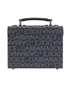 Dolce & Gabbana Coated Jacquard Box Bag