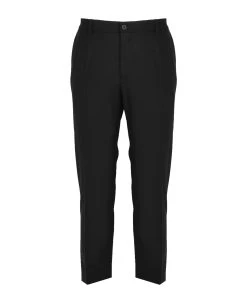 Dolce & Gabbana Stretch Trousers With Dg Embroidered