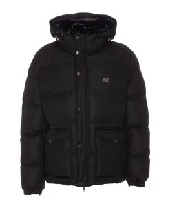 Dolce & Gabbana Logo Plaque Down Jacket