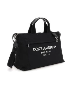 Dolce & Gabbana Logoed Duffel Bag -Stylish Men-Dolce & Gabbana e7b7720cf0bf2691f2c49860c36f2bce