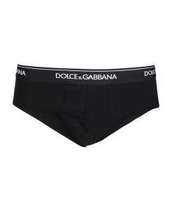 Dolce & Gabbana Black Cotton Briefs