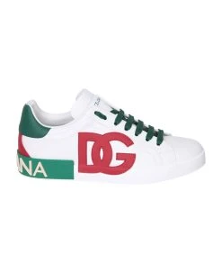 Dolce & Gabbana Portafino White/ Multicolor Sneakers