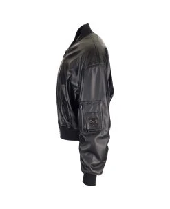 Dolce & Gabbana Black Faux Leather Jacket -Stylish Men-Dolce & Gabbana ed4befa294c017f6182072fc81d0d2a6