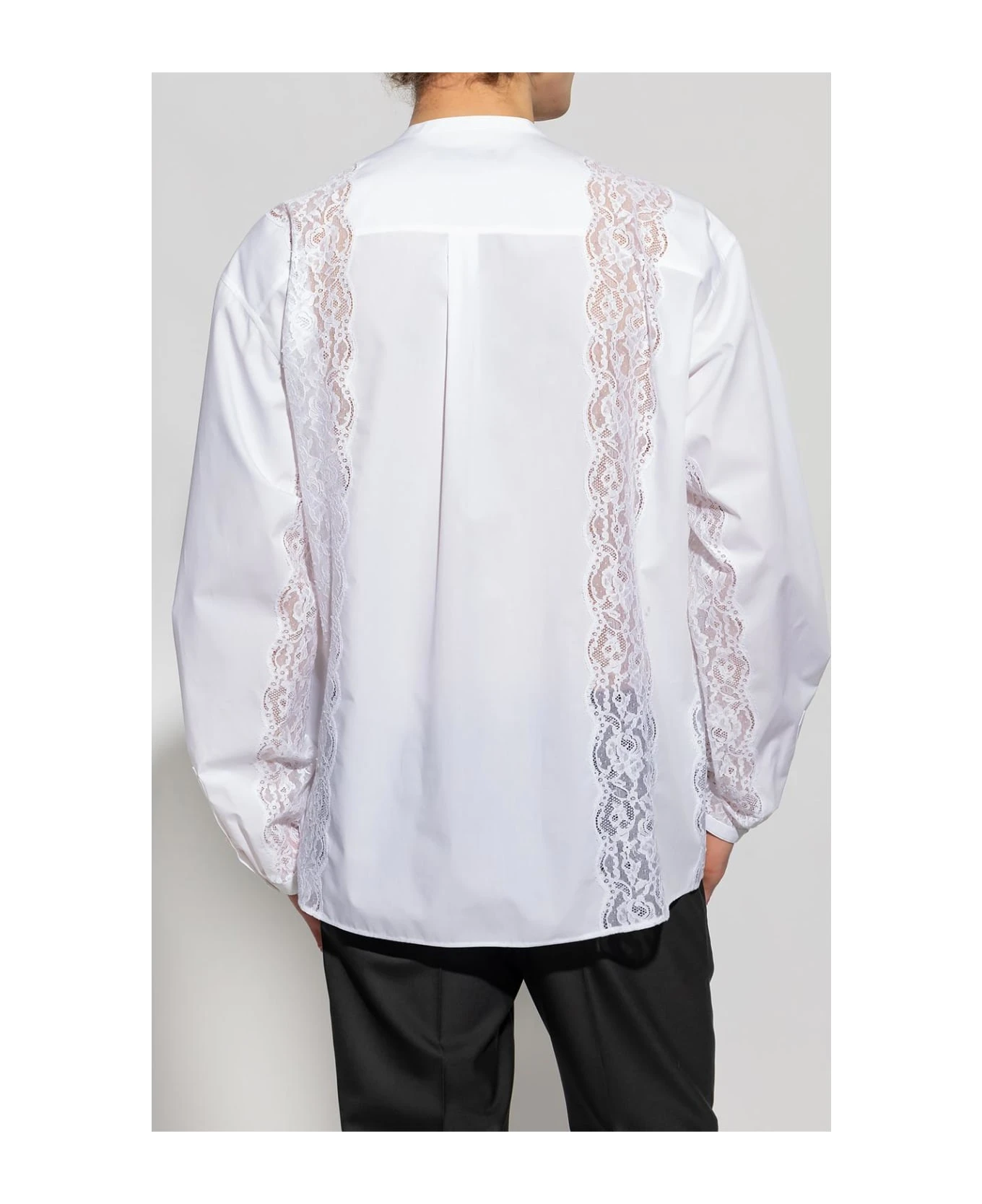 Dolce & Gabbana Lace-trimmed Shirt 2 Dolce & Gabbana Lace-trimmed Shirt - Image 2