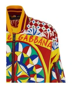 Dolce & Gabbana 'carretto' Bomber Jacket -Stylish Men-Dolce & Gabbana f0f976bca61f454a9332c7d1793af873