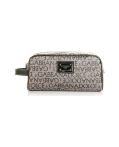 Dolce & Gabbana Leather Beauty With Logoed Plaque