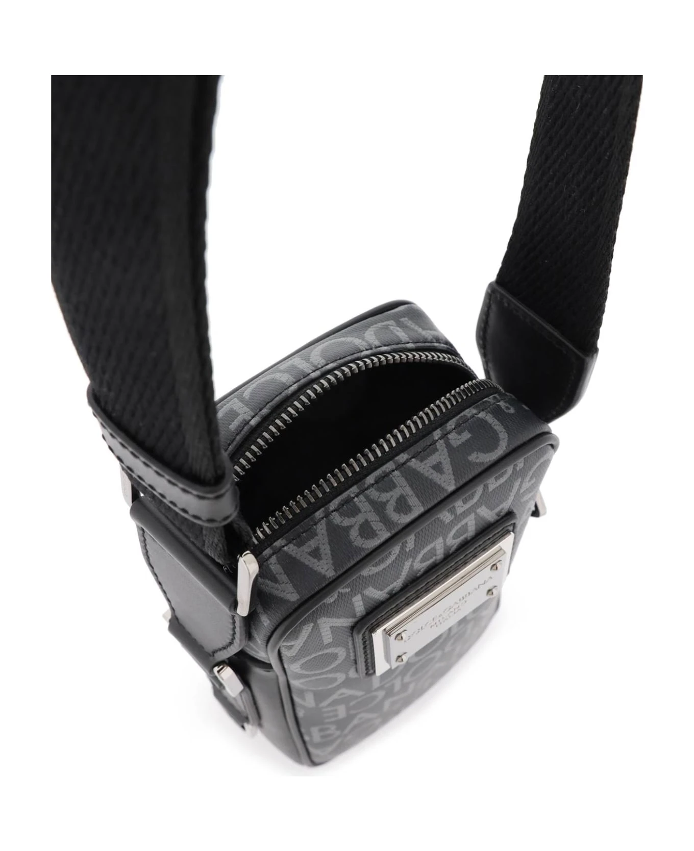 Dolce & Gabbana Small Crossbody In Coated Jacquard 4 Dolce & Gabbana Small Crossbody In Coated Jacquard - Image 4