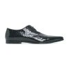 Dolce & Gabbana Achille Croc Embossed Derby