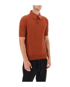 Dolce & Gabbana Polo Shirt In Monogram Jacquard Knit 5 Dolce & Gabbana Polo Shirt In Monogram Jacquard Knit -Stylish Men-Dolce & Gabbana f499d0fd247a4bb695f203f44832429e