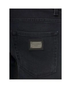 Dolce & Gabbana Skinny Placca Essential -Stylish Men-Dolce & Gabbana f77a395574859ac765506213241284a8
