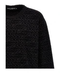 Dolce & Gabbana All Over Logo Sweatshirt -Stylish Men-Dolce & Gabbana fae59972560ec05fb03c899379714f28