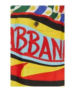 Dolce & Gabbana Printed Satin Bermuda Shorts -Stylish Men-Dolce & Gabbana fc656117e7d1686219d932634798806e