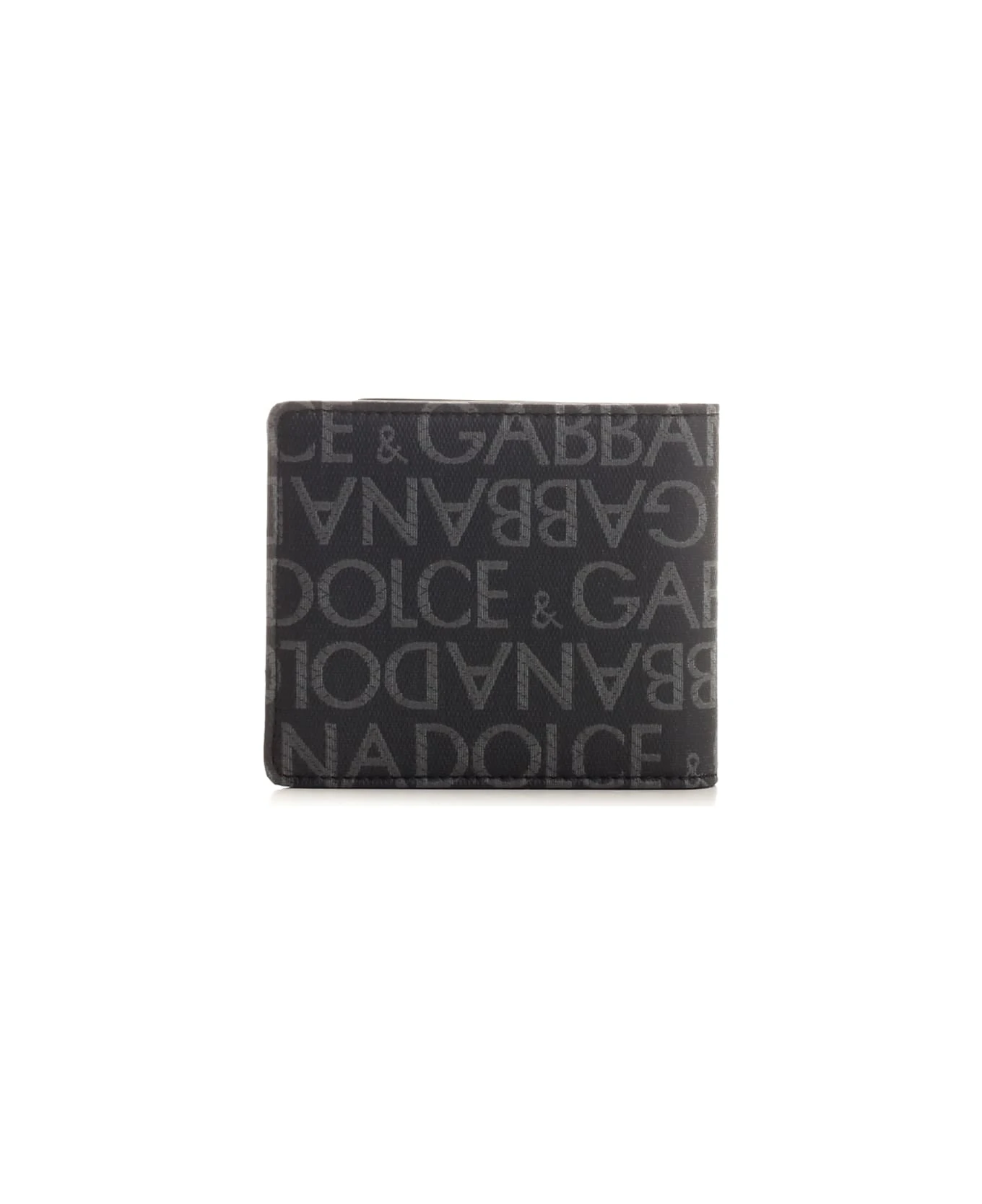 Dolce & Gabbana Bifold Wallet With All Over Logo 3 Dolce & Gabbana Bifold Wallet With All Over Logo - Image 3
