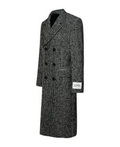 Dolce & Gabbana Two-tone Wool Blend Coat -Stylish Men-Dolce & Gabbana fd8be63f2ea4ac5367ee9de7c39fc2ee